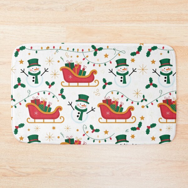Item preview, Wonky Christmas Snowmen: Embrace the spirit of Christmas with this delightful Christmas Pattern designed and sold by Grang Art Artistic Designs.