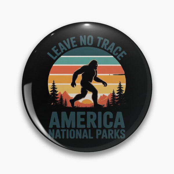 Item preview, Leave No Trace America National Parks No Trace Bigfoot designed and sold by MathisBellanger.