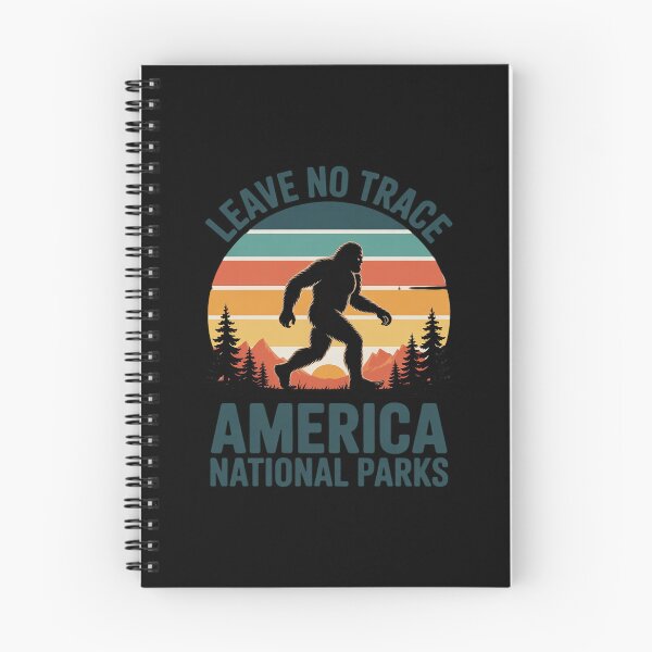 Item preview, Leave No Trace America National Parks No Trace Bigfoot designed and sold by MathisBellanger.