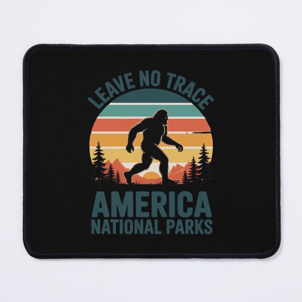Item preview, Leave No Trace America National Parks No Trace Bigfoot designed and sold by MathisBellanger.