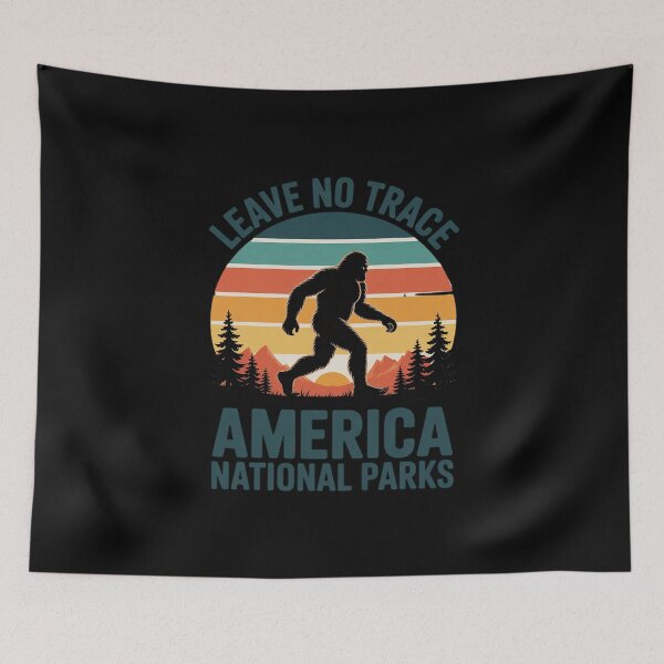 Item preview, Leave No Trace America National Parks No Trace Bigfoot designed and sold by MathisBellanger.