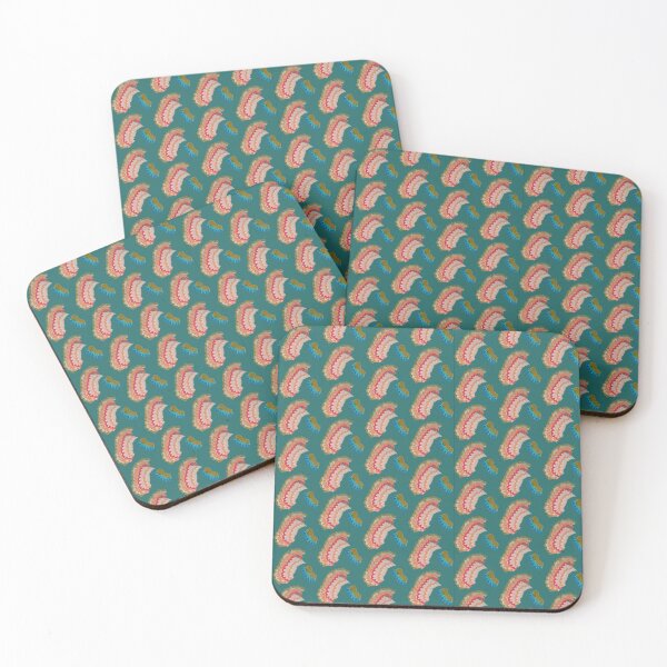 Item preview, Green Vanessa Bell Inspired Squiggle Pattern designed and sold by LiorSmithDesign.