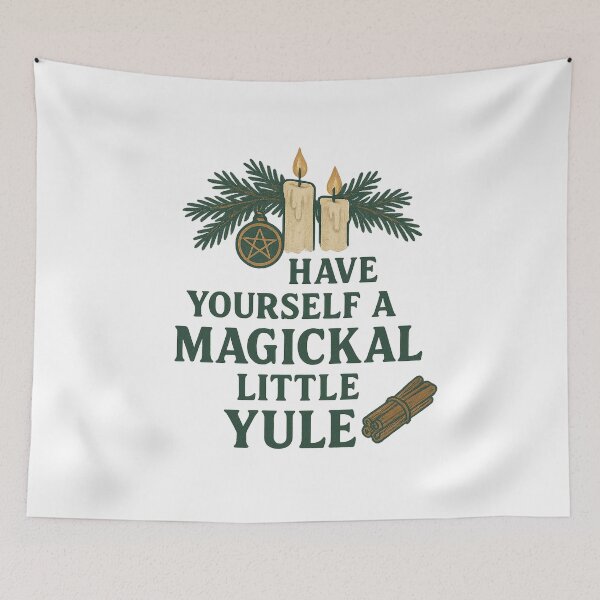 Item preview, Have Yourself A Magickal Little Yule designed and sold by TreeWyzard Creations.