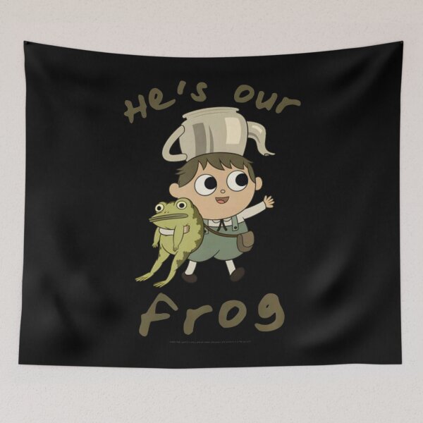 Item preview, Over The Garden Wall He's Our Frog Cottagecore Cartoon designed and sold by tomlinartcustom.