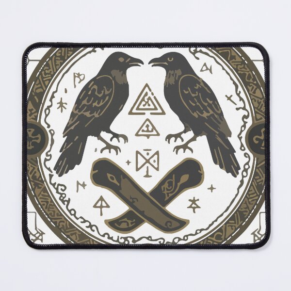 Item preview, Hugin and Munin: Odin's Ravens & Runes designed and sold by Thros-Designs.