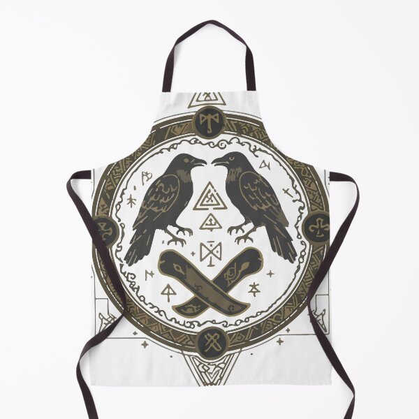 Item preview, Hugin y Munin: Los cuervos y las runas de Odín designed and sold by Thros-Designs.