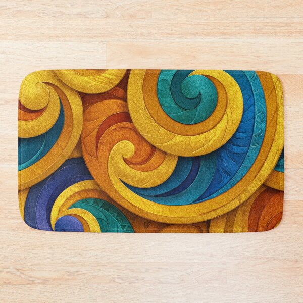 Item preview, New Zealand Māori Paua Pattern Koru Design 632 designed and sold by GrinGalore.