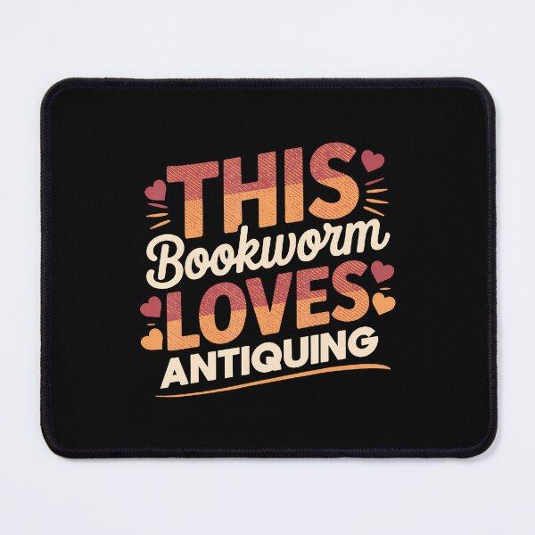 Item preview, This Bookworm Loves Antiquing  Vintage Finds  Novels designed and sold by KatheWanda.