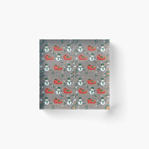 Item preview, Christmas Wonky Snowmen: Embrace the spirit of Christmas with this delightful Christmas Pattern designed and sold by Grang Art Artistic Designs.