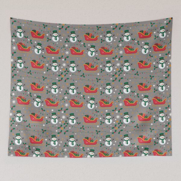 Item preview, Christmas Wonky Snowmen: Embrace the spirit of Christmas with this delightful Christmas Pattern designed and sold by Grang Art Artistic Designs.