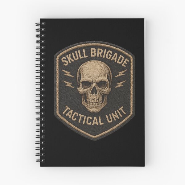 Item preview, Skull Brigade Tactical Unit combat skull shield designed and sold by LaNadaYFundante.
