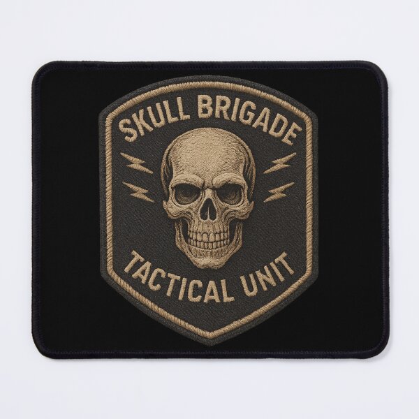 Item preview, Skull Brigade Tactical Unit combat skull shield designed and sold by LaNadaYFundante.