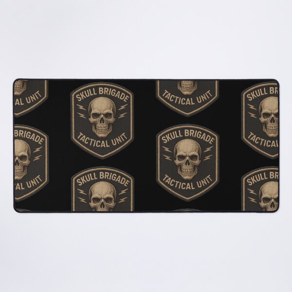 Item preview, Skull Brigade Tactical Unit combat skull shield designed and sold by LaNadaYFundante.
