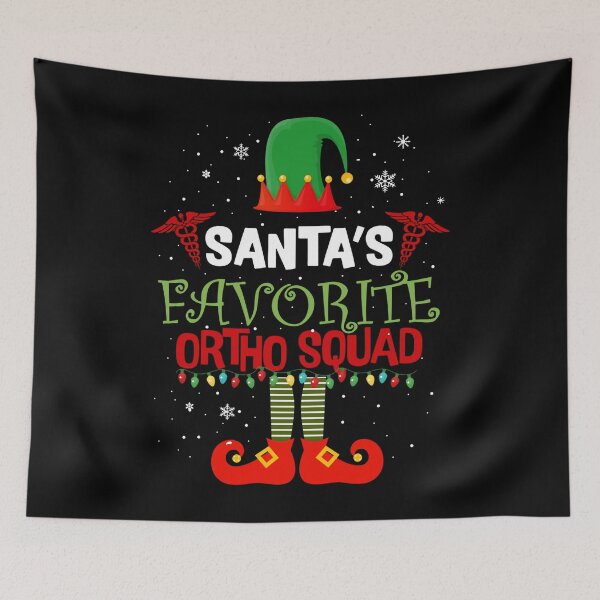 Item preview, Santa Favorite Ortho Squad Elf Orthodontist Christmas Pajama designed and sold by LightCoverSame.