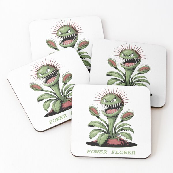 Item preview, Angry Venus Flytrap Cartoon Power Flower designed and sold by Museum Of Non-Existing Art.