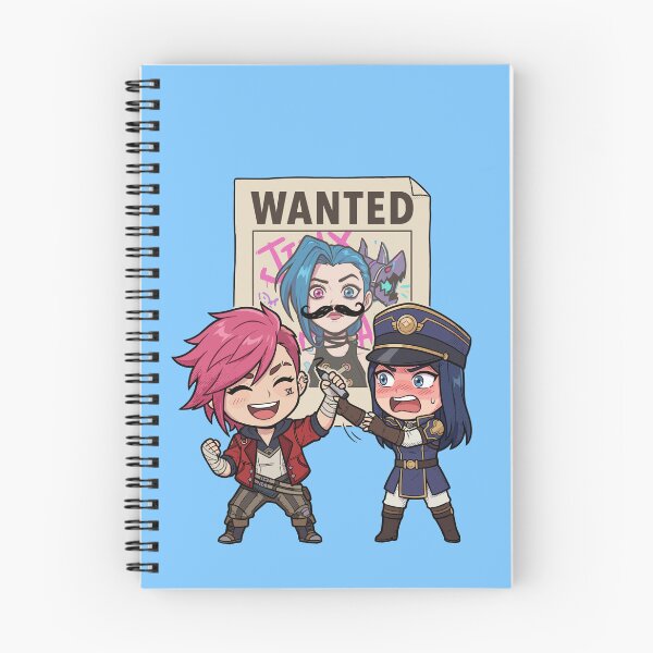 Item preview, Arcane Vi & Caitlyn “Wanted Jinx” Poster – Funny Arcane Fanart designed and sold by Brudy-R.