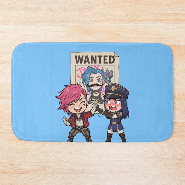 Item preview, Arcane Vi & Caitlyn “Wanted Jinx” Poster – Funny Arcane Fanart designed and sold by Brudy-R.