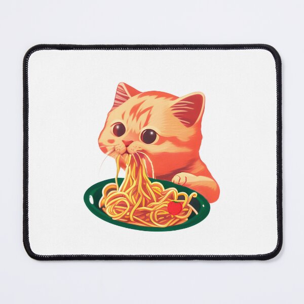 Item preview, Cat Eating Spaghetti designed and sold by therodion.