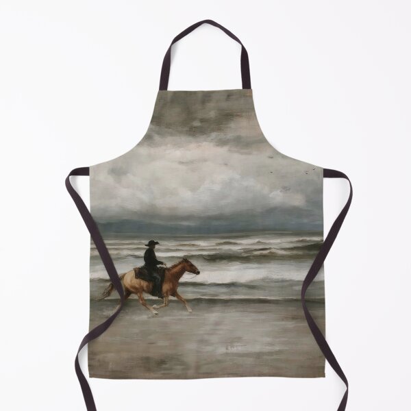 Item preview, Lone Rider on a Stormy Beach designed and sold by lautir.