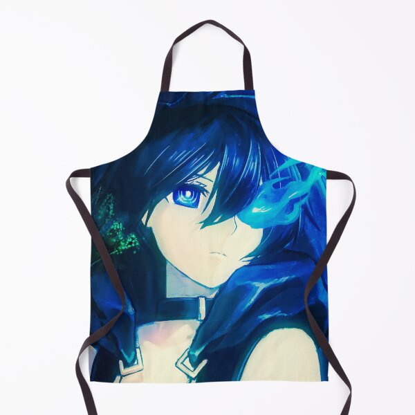 Item preview, Fiery Resolve Of Black Rock Shooter Blue Flame Warrior designed and sold by thedarvills.