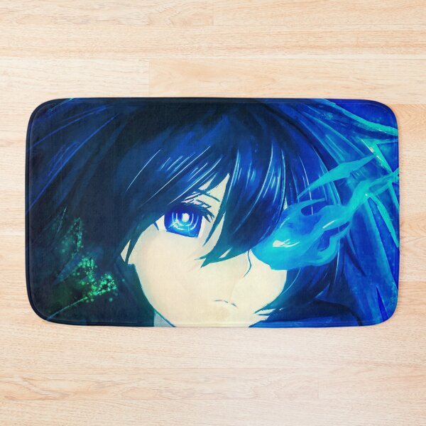 Item preview, Fiery Resolve Of Black Rock Shooter Blue Flame Warrior designed and sold by thedarvills.