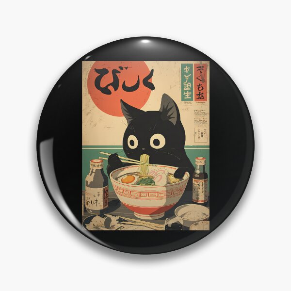 Item preview, Kawaii Kuro Neko Ramen Run designed and sold by agustintr-evino.