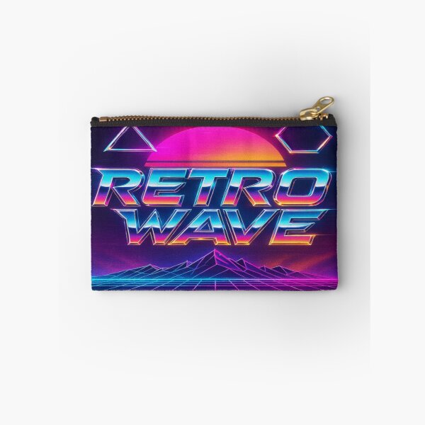 Item preview, Retro Synthwave Landscape with Chrome Neon designed and sold by LaraVisionsArts.