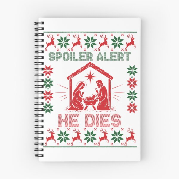 Artikelvorschau, Spoilerwarnung: Er stirbt – Jesus-Weihnachtsszene – Hässliche Weihnachten entworfen und verkauft von LightCoverSame.