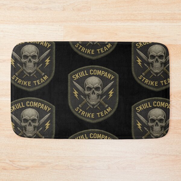 Item preview, Skull Company Strike Team skull knives shield designed and sold by LaNadaYFundante.
