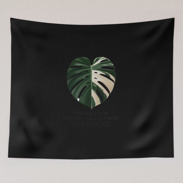 Item preview, Monstera Albo & Pink Princess Leaf Art For Rare Collectors designed and sold by velltoons.