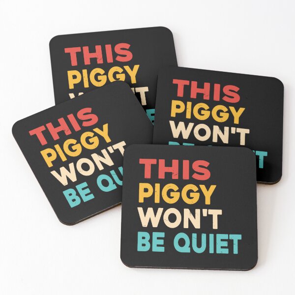 Item preview, This Piggy Won'T Be Quiet Vintage  designed and sold by LightCoverSame.