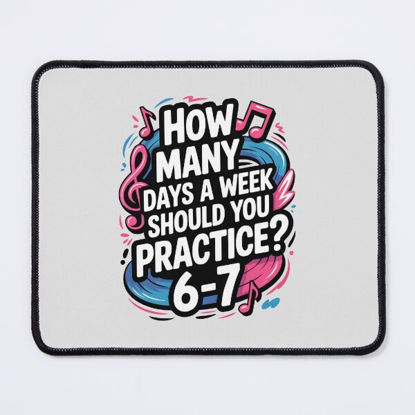 Item preview, How Many Days A Week Should You Practice designed and sold by AniArtPL.