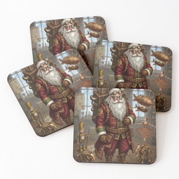 Item preview, Steampunk Santa: The Toy Inventor designed and sold by Floraphoria.