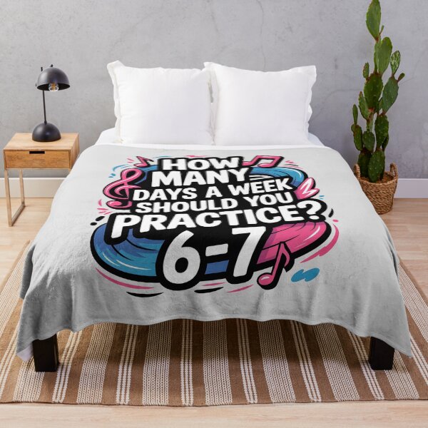 Item preview, How Many Days A Week Should You Practice designed and sold by AniArtPL.