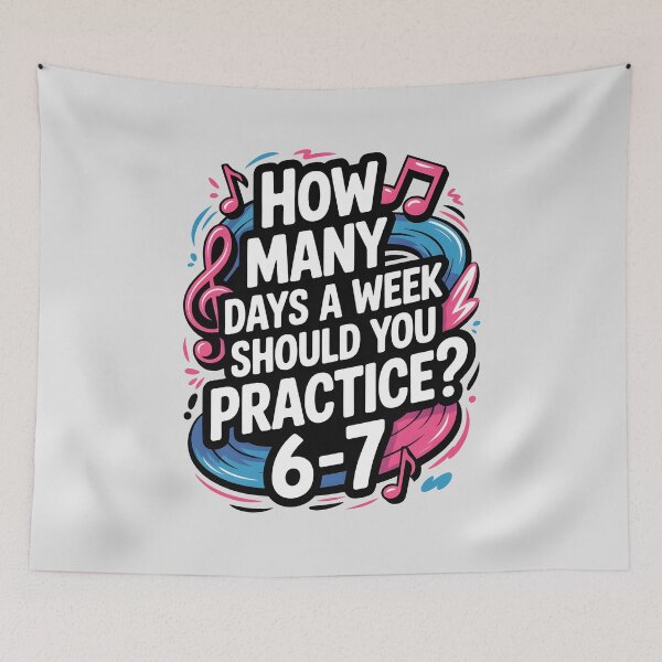 Item preview, How Many Days A Week Should You Practice designed and sold by AniArtPL.