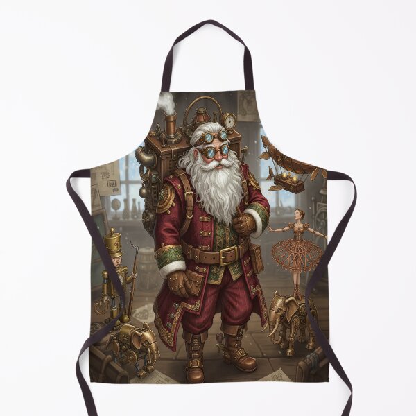 Item preview, Steampunk Santa: The Toy Inventor designed and sold by Floraphoria.