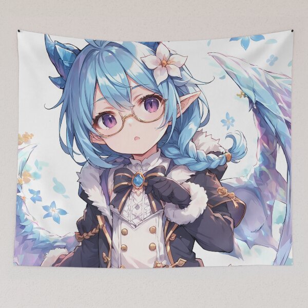 Item preview, Shefi Winter Scholar Dragon Girl Princess Connect Anime designed and sold by thedarvills.