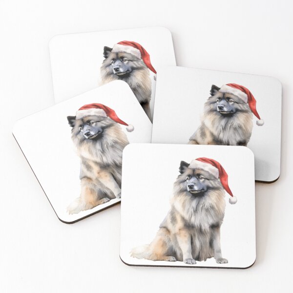 Item preview, Keeshond Christmas designed and sold by Timeless Bond Designs.
