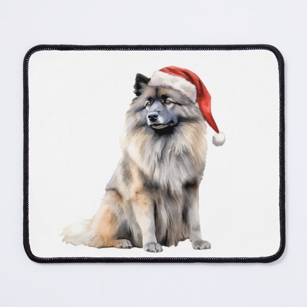 Item preview, Keeshond Christmas designed and sold by Timeless Bond Designs.