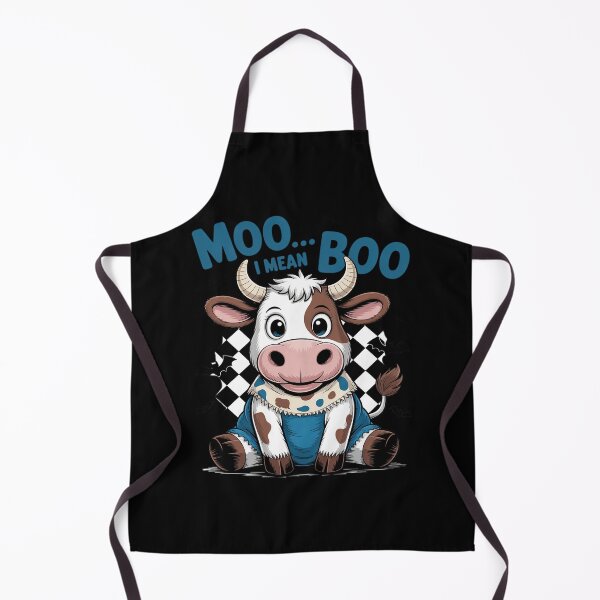 Item preview, Moo I Mean Boo Spooky Cow Halloween Patchwork Spooky Ghost designed and sold by velltoons.