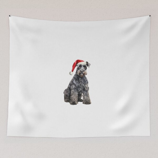 Item preview, Kerry Blue Terrier Christmas designed and sold by Timeless Bond Designs.