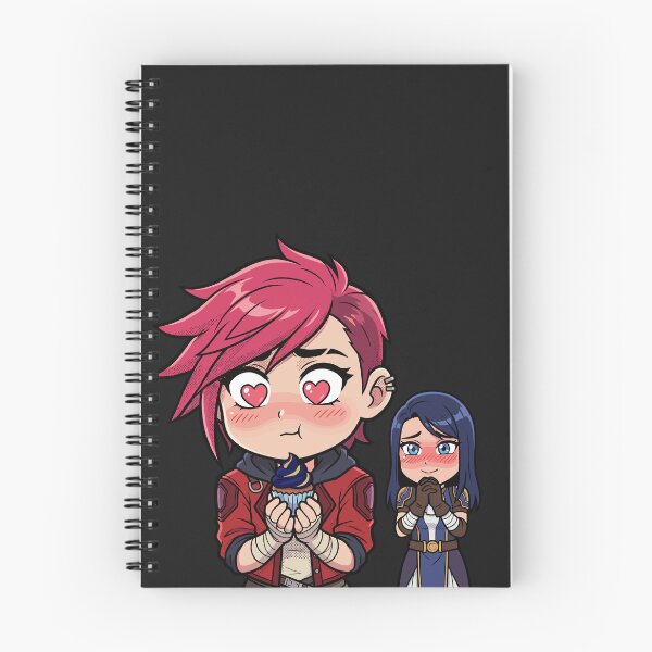Item preview, Arcane Vi & Caitlyn Love Scene – Cute Cupcake Moment designed and sold by Brudy-R.