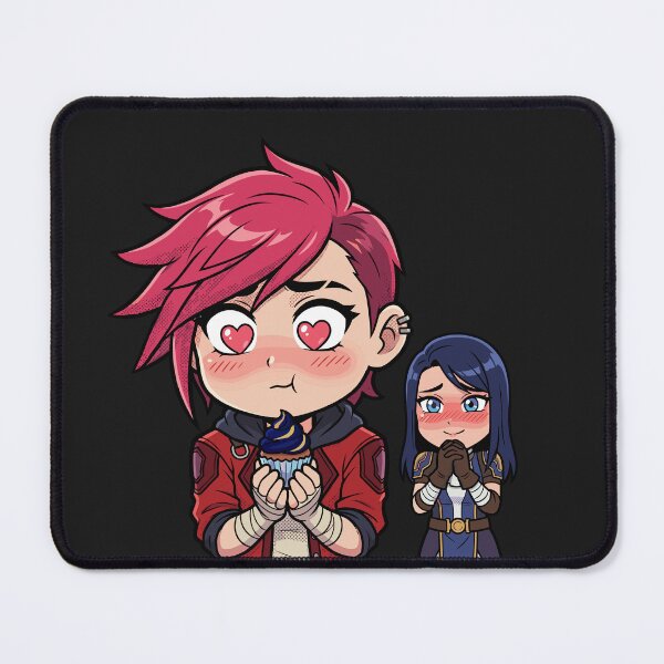 Item preview, Arcane Vi & Caitlyn Love Scene – Cute Cupcake Moment designed and sold by Brudy-R.