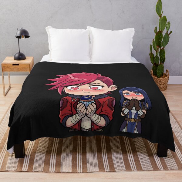 Item preview, Arcane Vi & Caitlyn Love Scene – Cute Cupcake Moment designed and sold by Brudy-R.