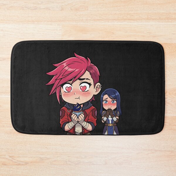 Item preview, Arcane Vi & Caitlyn Love Scene – Cute Cupcake Moment designed and sold by Brudy-R.