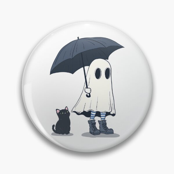 Item preview, Cute Ghost And Cat designed and sold by agustintr-evino.