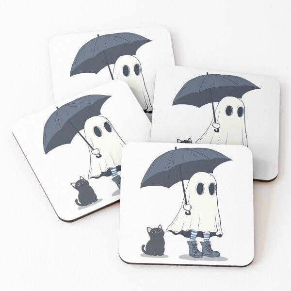Item preview, Cute Ghost And Cat designed and sold by agustintr-evino.