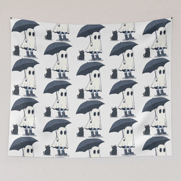 Item preview, Cute Ghost And Cat designed and sold by agustintr-evino.