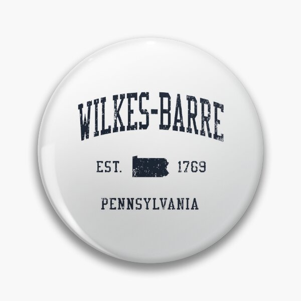 Item preview, Wilkes-Barre Pa Jn1 Vintage Athletic Blue Design designed and sold by LightCoverSame.