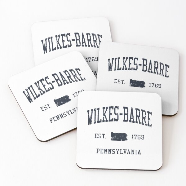 Item preview, Wilkes-Barre Pa Jn1 Vintage Athletic Blue Design designed and sold by LightCoverSame.